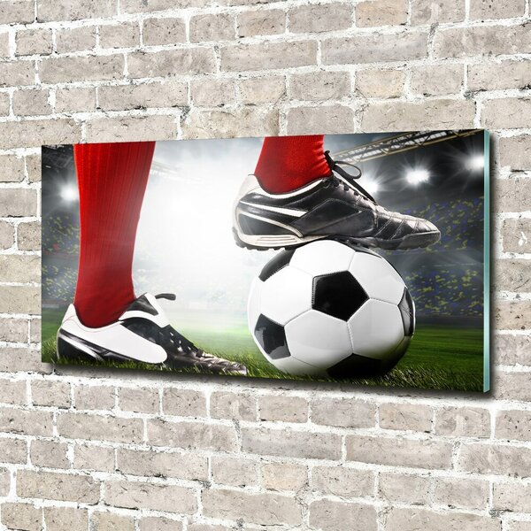 Fotoobraz na skle Nohy fotbalisty osh-64594715