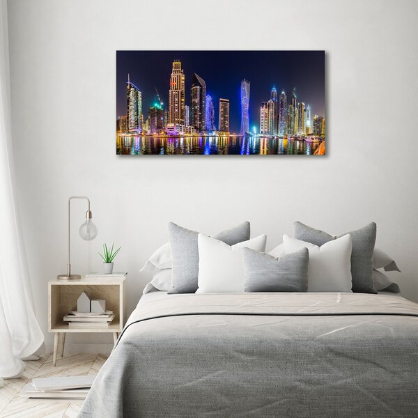 Foto obraz na plátně Noční Dubai oc-64879724