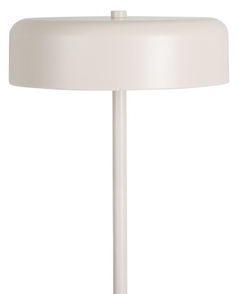Béžová stojací lampa s kovovým stínidlem (výška 140 cm) Riqueza Palo – Leitmotiv