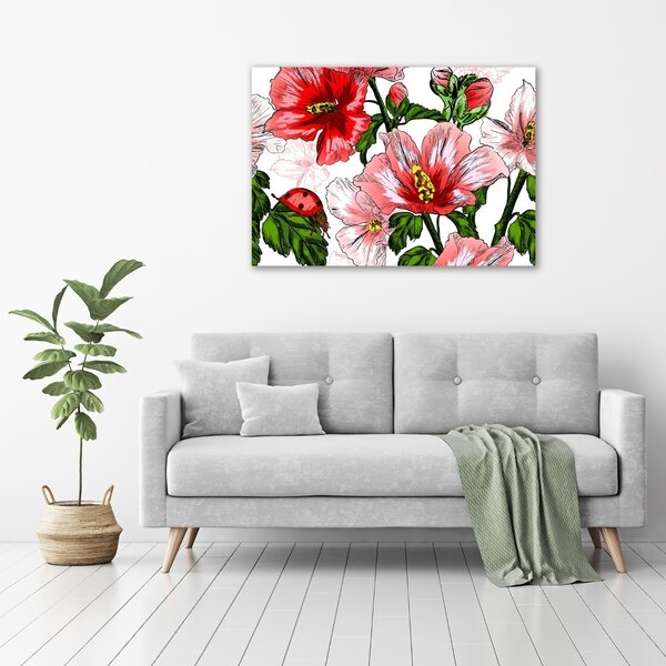Moderní fotoobraz canvas na rámu Ibišek oc-65039906