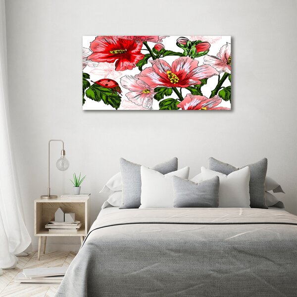 Moderní fotoobraz canvas na rámu Ibišek oc-65039906