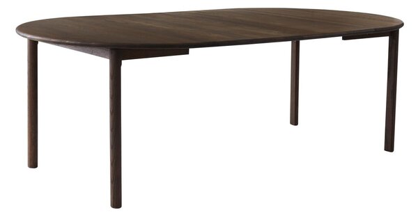 Hnědý kulatý rozkládací jídelní stůl z dubového dřeva ø 120 cm Noor – Hammel Furniture