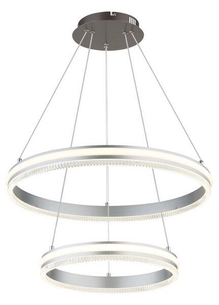 Závěsné svítidlo LED 2700–6000K černý chrom, stříbrná IP20 GLOBO lighting FRANCINE 67377-60H