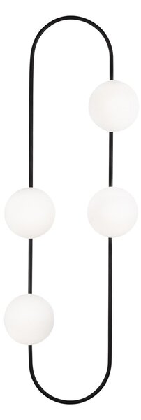 Opviq Nástěnná lampa Abakus černá