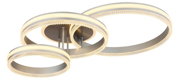 Stropní svítidlo LED 2700–6000K černý chrom, stříbrná IP20 GLOBO lighting FRANCINE 67377-72