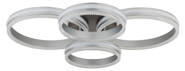 Stropní svítidlo LED 2700–6000K černý chrom, stříbrná IP20 GLOBO lighting FRANCINE 67377-90