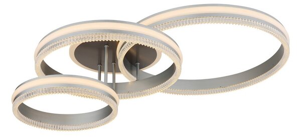 Stropní svítidlo LED 2700–6000K černý chrom, stříbrná IP20 GLOBO lighting FRANCINE 67377-72