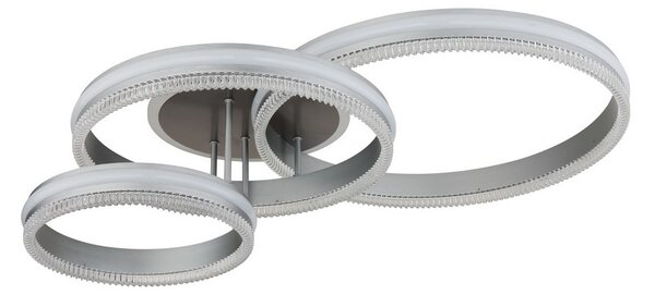 Stropní svítidlo LED 2700–6000K černý chrom, stříbrná IP20 GLOBO lighting FRANCINE 67377-72
