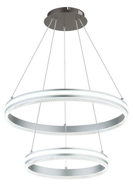 Závěsné svítidlo LED 2700–6000K černý chrom, stříbrná IP20 GLOBO lighting FRANCINE 67377-60H