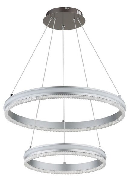 Závěsné svítidlo LED 2700–6000K černý chrom, stříbrná IP20 GLOBO lighting FRANCINE 67377-60H