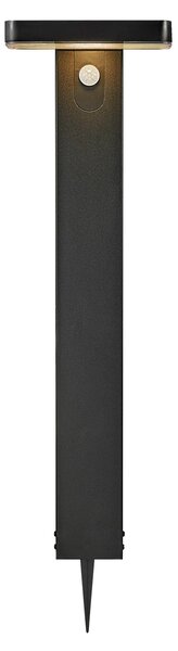 Nordlux Solární LED sloupek s bodcem a senzorem Rica - hranatý