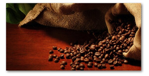 Foto obraz skleněný horizontální Zrnka kávy osh-6552955