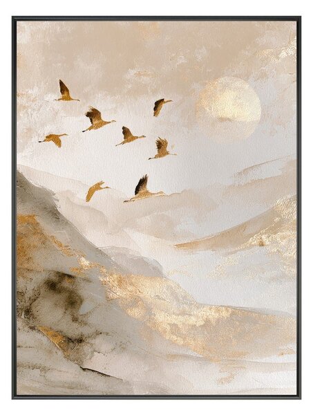 Tištěný obraz s rámem 60x80 cm Golden Peaks II – Styler