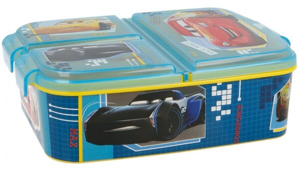 Dětský multibox na svačinu Auta - Cars - motiv Blesk McQueen a kamarádi