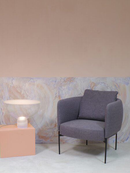 Designová stolní lampa Brokis Lightline S, PC972 Barva skla: Transparentní číré sklo, BARVA SPODNÍ ČÁSTI SKLA: transparentní sklo, POVRCHOVÁ ÚPRAVA SPODNÍ ČÁSTI SKLA: lesklý povrch skloviny