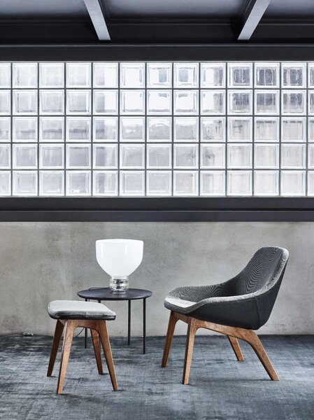 Designová stolní lampa Brokis Lightline S, PC972 Barva skla: Transparentní číré sklo, BARVA SPODNÍ ČÁSTI SKLA: transparentní sklo, POVRCHOVÁ ÚPRAVA SPODNÍ ČÁSTI SKLA: lesklý povrch skloviny