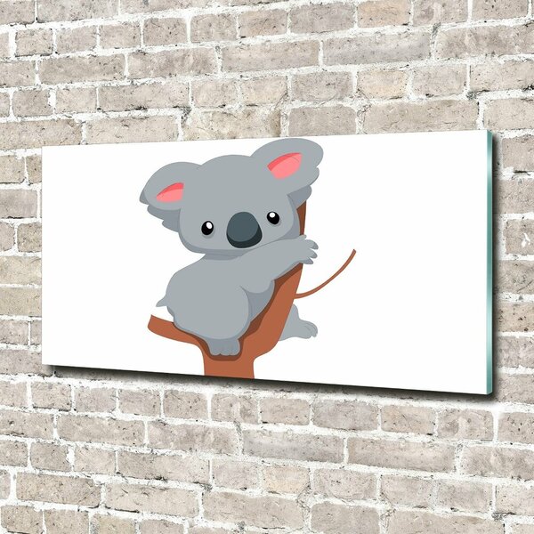 Fotoobraz na skle Koala na stromě osh-66617317
