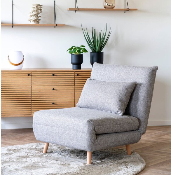 Šedé křeslo Marlow – House Nordic