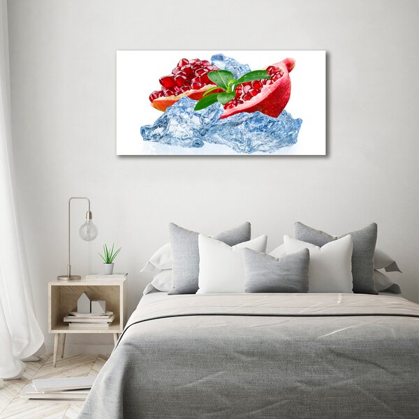 Foto obraz canvas Granátové jablko s ledem oc-66694236