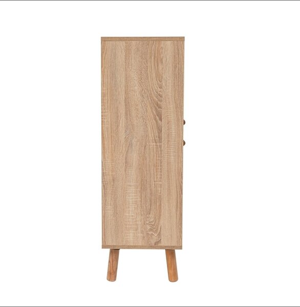 Skříňka v dekoru dubu v přírodní barvě 95x111 cm Multilux – Kalune Design