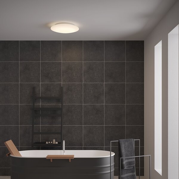 Redo Stropní LED svítidlo Antiba, ø28,5cm, IP44