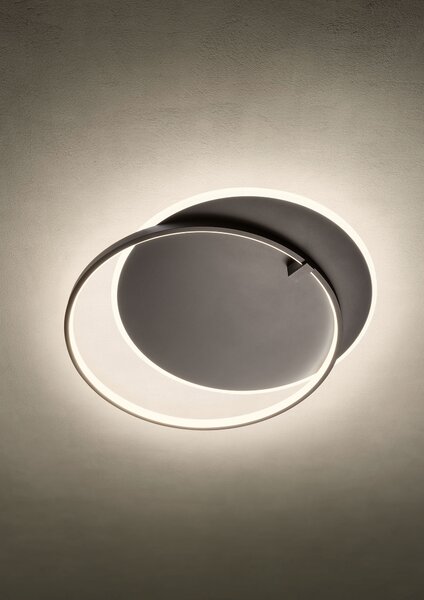 Redo Stropní LED svítidlo Arp kulaté Barva: Černá