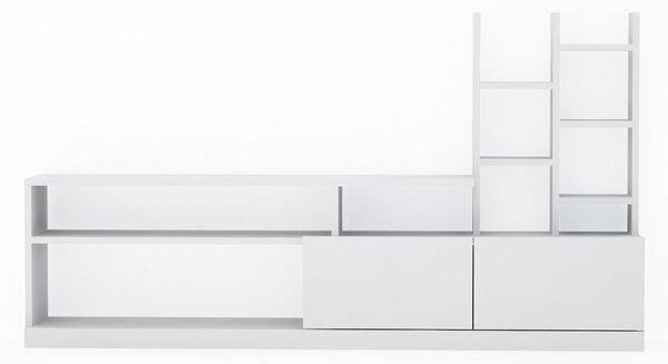 Hanah Home Obývací stěna Dolunay 164,4 cm bílá