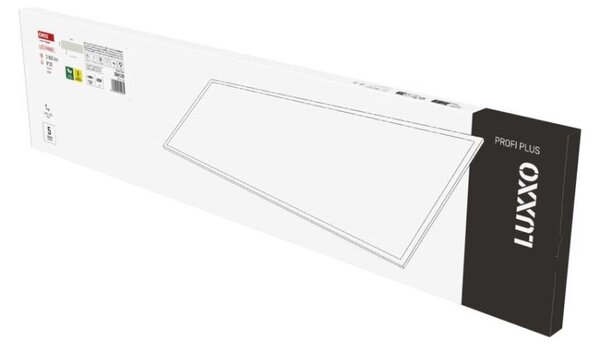 EMOS Lighting LED panel LUXXO 30×120, obdélníkový vestavný bílý, 22W, neutrální bílá UGR