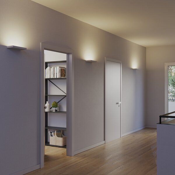 Redo Nástěnné LED svítidlo Lamina, d.26cm Barva: Černá