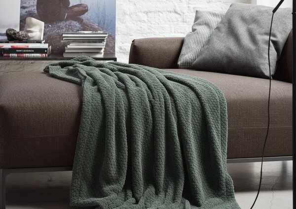 Textil Antilo Pléd Delme Green, zelený, 130x170 cm