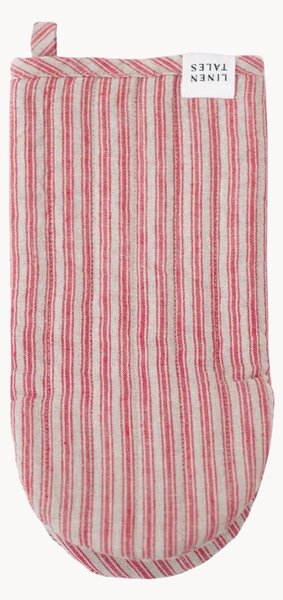 Ručně vyrobená lněná kuchyňská chňapka Stripes