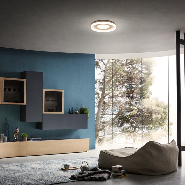 Redo Stropní LED svítidlo Maya kulaté, ø40cm Barva: Bílá