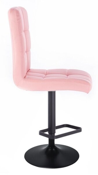 LuxuryForm DESIGN Barová židle TOLEDO na černém talíři - růžová