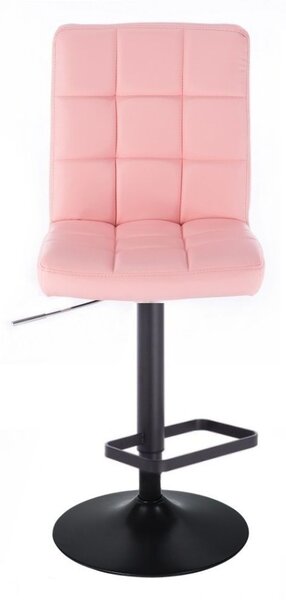 LuxuryForm DESIGN Barová židle TOLEDO na černém talíři - růžová