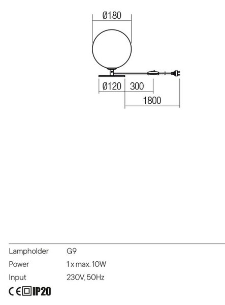 Redo Stolní lampa Roy - kávová