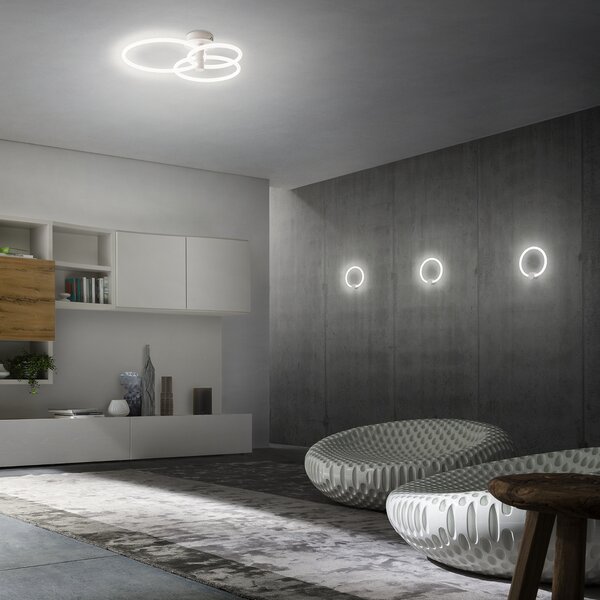 Redo Stropní LED svítidlo Spell, ø66cm Barva: Bílá