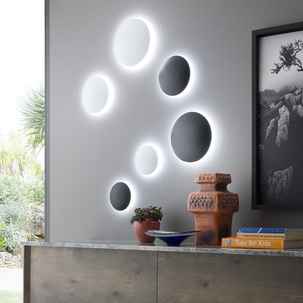 Redo Nástěnné LED svítidlo Umbra, ø16cm Barva: Bílá