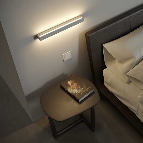 Redo Nástěnné LED svítidlo Plot, d: 60,6cm Barva: Černá