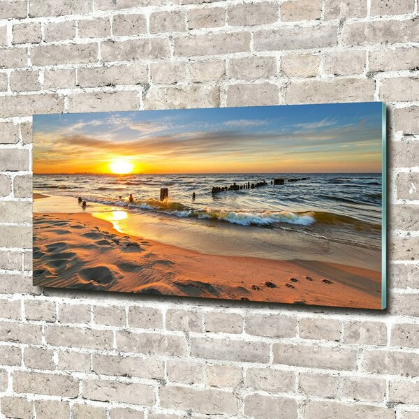 Foto obraz fotografie na skle Západ slunce pláž osh-67409658