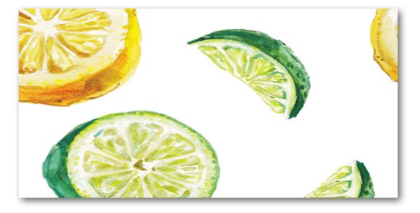 Fotoobraz na skle Citron a limetka osh-67543489