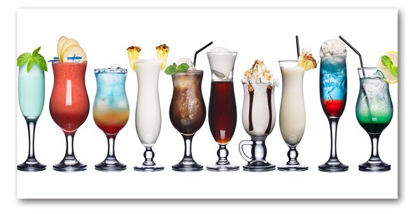 Foto obraz skleněný horizontální Sada drinků osh-67855562