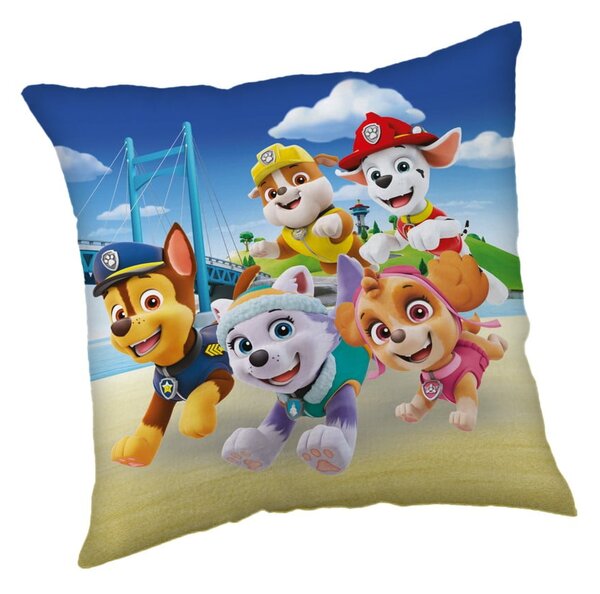 Dětský polštářek 40x40 cm Paw Patrol "Bridge" – Jerry Fabrics