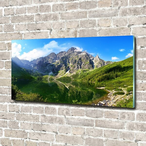 Foto obraz fotografie na skle Mořské oko Tatry osh-67916838