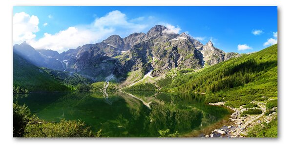 Foto obraz fotografie na skle Mořské oko Tatry osh-67916838