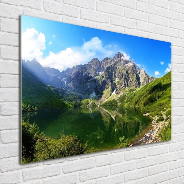 Foto obraz fotografie na skle Mořské oko Tatry osh-67916838