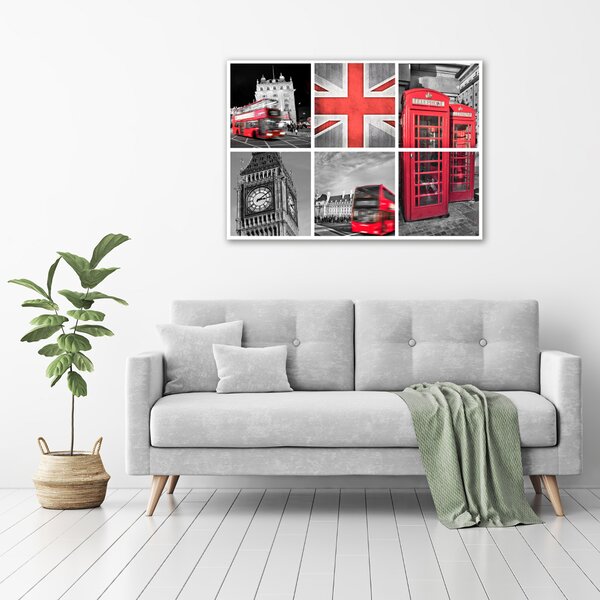 Foto obraz canvas Koláž Londýn oc-67924955