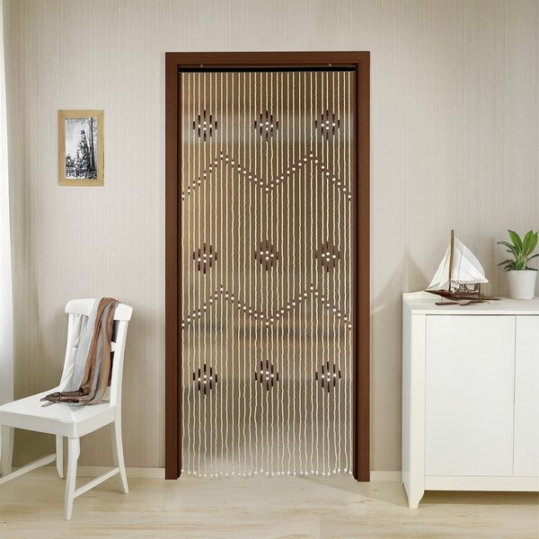 Bambusový závěs do dveří v přírodní barvě 90x200 cm – Maximex