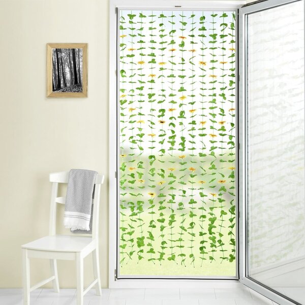 Žlutý/zelený závěs do dveří 90x190 cm Sunflowers – Maximex