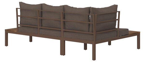 TERASOVÁ SEDACÍ SOUPRAVA dřevo, kov Ambia Garden - Online Only zahradní nábytek, Online Only