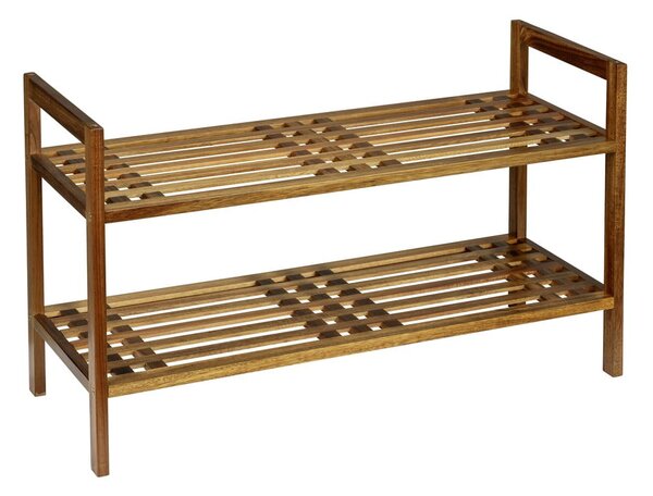 Stojan na boty z masivu akácie v přírodní barvě 69x40,5x27 cm Fondi – Wenko